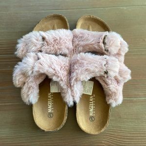 Fuzzy sandals